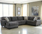 Ambee 3-Piece Sectional with Chaise Milwaukee Furniture of Chicago - Furniture Store in Chicago Serving Humbolt Park, Roscoe Village, Avondale, & Homan Square