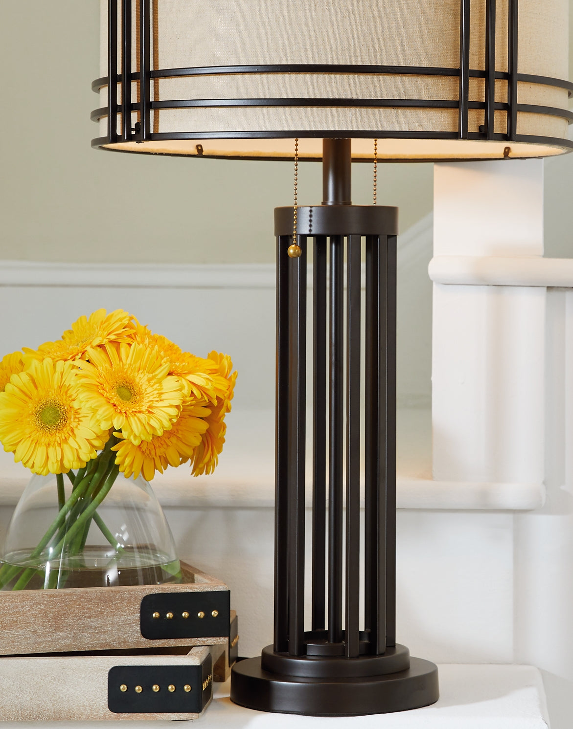 Hanswell Metal Table Lamp (1/CN) Milwaukee Furniture of Chicago - Furniture Store in Chicago Serving Humbolt Park, Roscoe Village, Avondale, & Homan Square