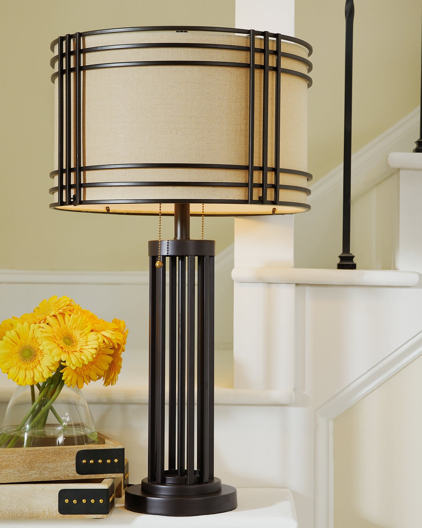 Hanswell Metal Table Lamp (1/CN) Milwaukee Furniture of Chicago - Furniture Store in Chicago Serving Humbolt Park, Roscoe Village, Avondale, & Homan Square