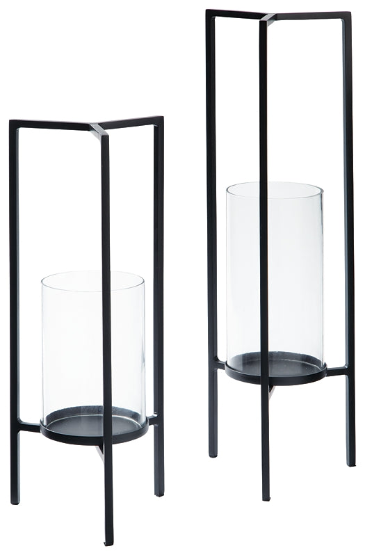 Ginette Candle Holder Set (2/CN) Milwaukee Furniture of Chicago - Furniture Store in Chicago Serving Humbolt Park, Roscoe Village, Avondale, & Homan Square
