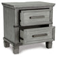 Russelyn Two Drawer Night Stand Milwaukee Furniture of Chicago - Furniture Store in Chicago Serving Humbolt Park, Roscoe Village, Avondale, & Homan Square
