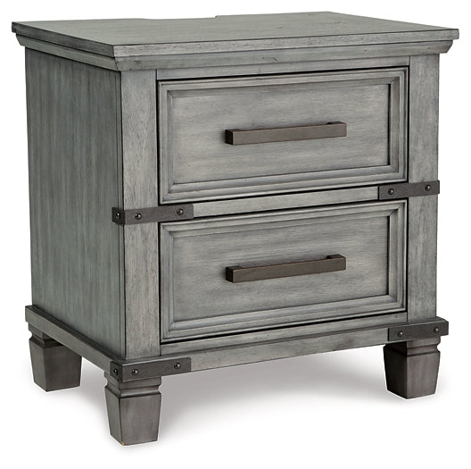 Russelyn Two Drawer Night Stand Milwaukee Furniture of Chicago - Furniture Store in Chicago Serving Humbolt Park, Roscoe Village, Avondale, & Homan Square