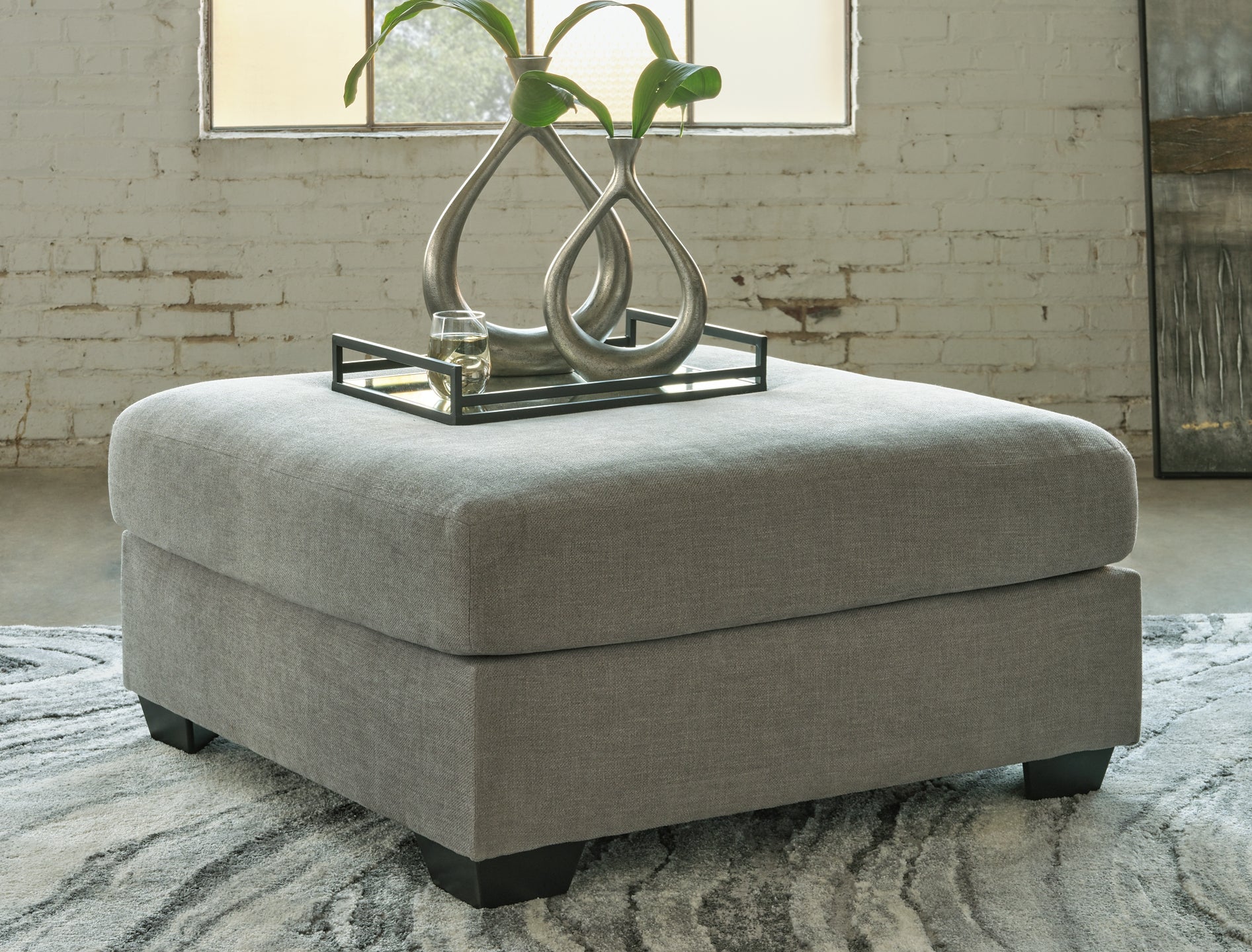 Keener Oversized Accent Ottoman Milwaukee Furniture of Chicago - Furniture Store in Chicago Serving Humbolt Park, Roscoe Village, Avondale, & Homan Square