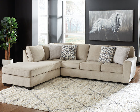 Decelle 2-Piece Sectional with Chaise Milwaukee Furniture of Chicago - Furniture Store in Chicago Serving Humbolt Park, Roscoe Village, Avondale, & Homan Square
