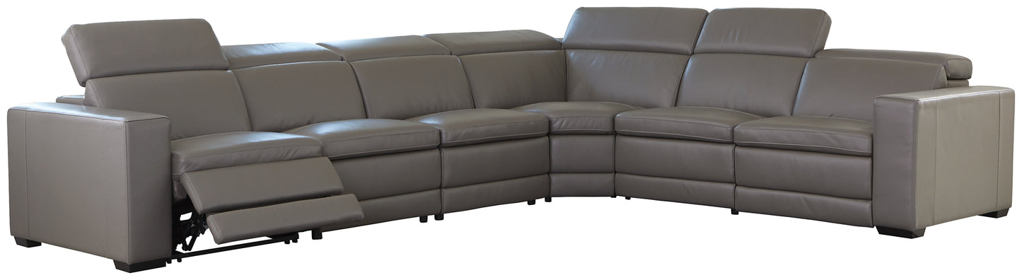 Texline 7-Piece Power Reclining Sectional Milwaukee Furniture of Chicago - Furniture Store in Chicago Serving Humbolt Park, Roscoe Village, Avondale, & Homan Square