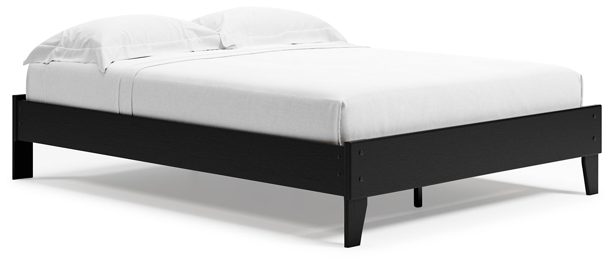 Finch Queen Platform Bed Milwaukee Furniture of Chicago - Furniture Store in Chicago Serving Humbolt Park, Roscoe Village, Avondale, & Homan Square