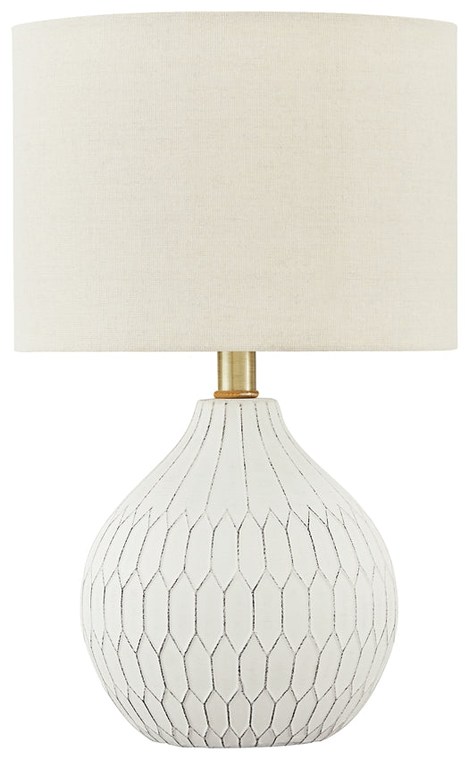 Wardmont Ceramic Table Lamp (1/CN) Milwaukee Furniture of Chicago - Furniture Store in Chicago Serving Humbolt Park, Roscoe Village, Avondale, & Homan Square
