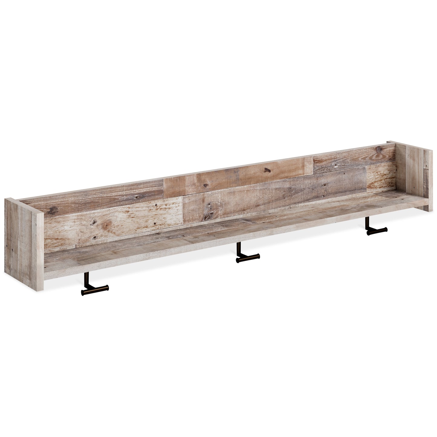 Neilsville Wall Mounted Coat Rack w/Shelf Milwaukee Furniture of Chicago - Furniture Store in Chicago Serving Humbolt Park, Roscoe Village, Avondale, & Homan Square