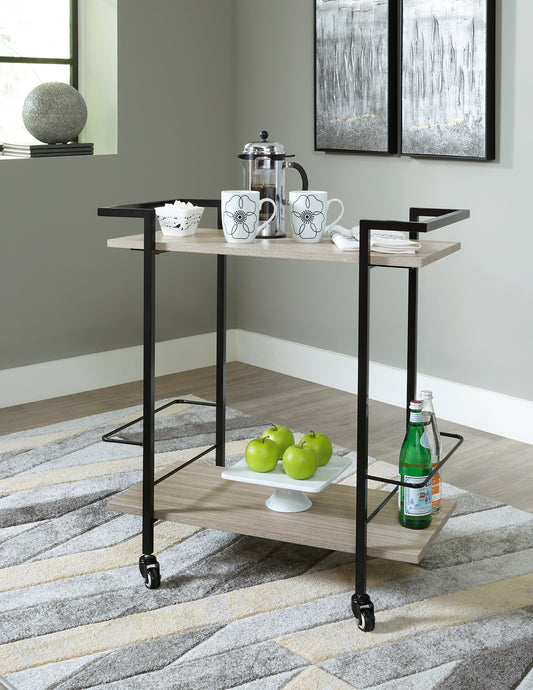 Waylowe Bar Cart Milwaukee Furniture of Chicago - Furniture Store in Chicago Serving Humbolt Park, Roscoe Village, Avondale, & Homan Square