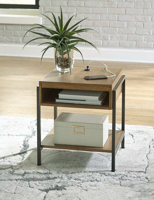 Fridley Rectangular End Table Milwaukee Furniture of Chicago - Furniture Store in Chicago Serving Humbolt Park, Roscoe Village, Avondale, & Homan Square