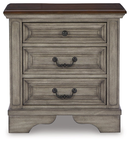 Lodenbay Three Drawer Night Stand Milwaukee Furniture of Chicago - Furniture Store in Chicago Serving Humbolt Park, Roscoe Village, Avondale, & Homan Square