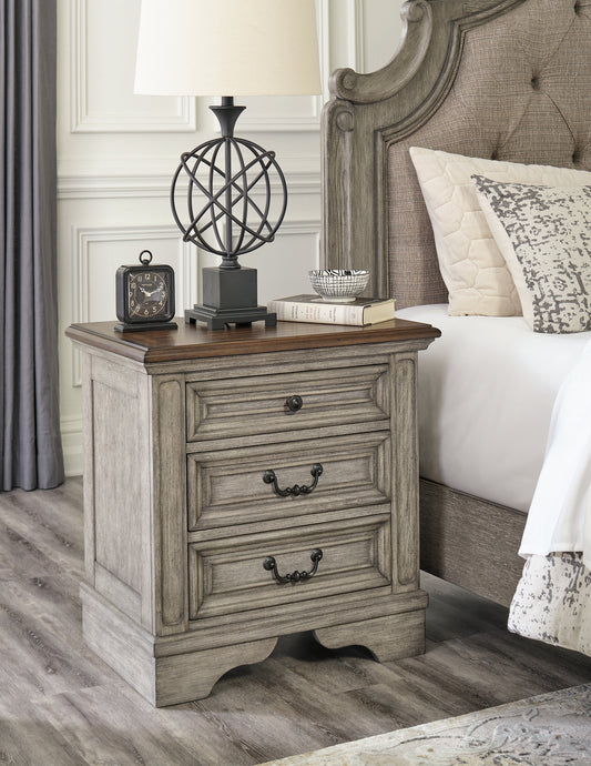 Lodenbay Three Drawer Night Stand Milwaukee Furniture of Chicago - Furniture Store in Chicago Serving Humbolt Park, Roscoe Village, Avondale, & Homan Square