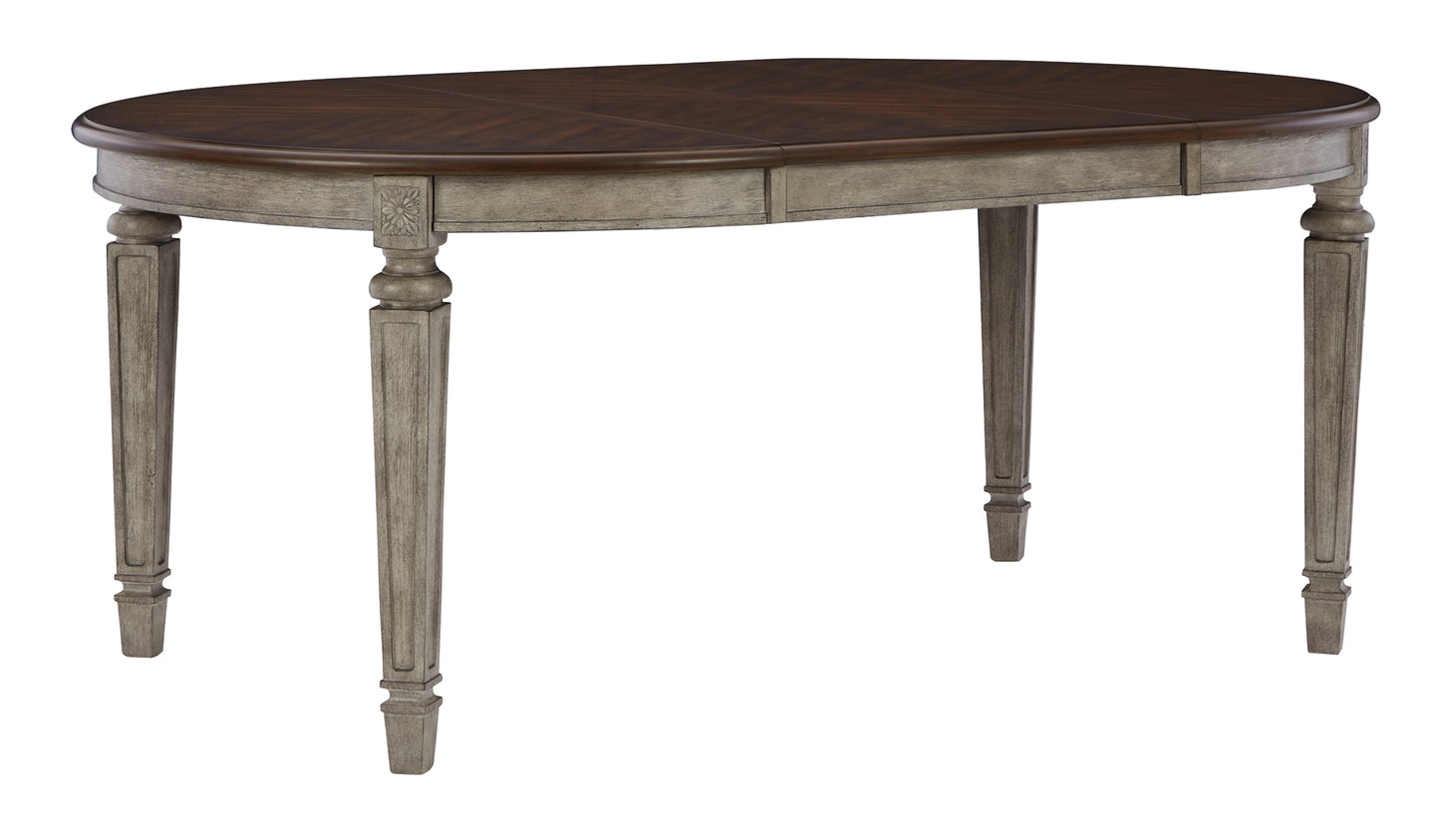 Lodenbay Oval Dining Room EXT Table Milwaukee Furniture of Chicago - Furniture Store in Chicago Serving Humbolt Park, Roscoe Village, Avondale, & Homan Square