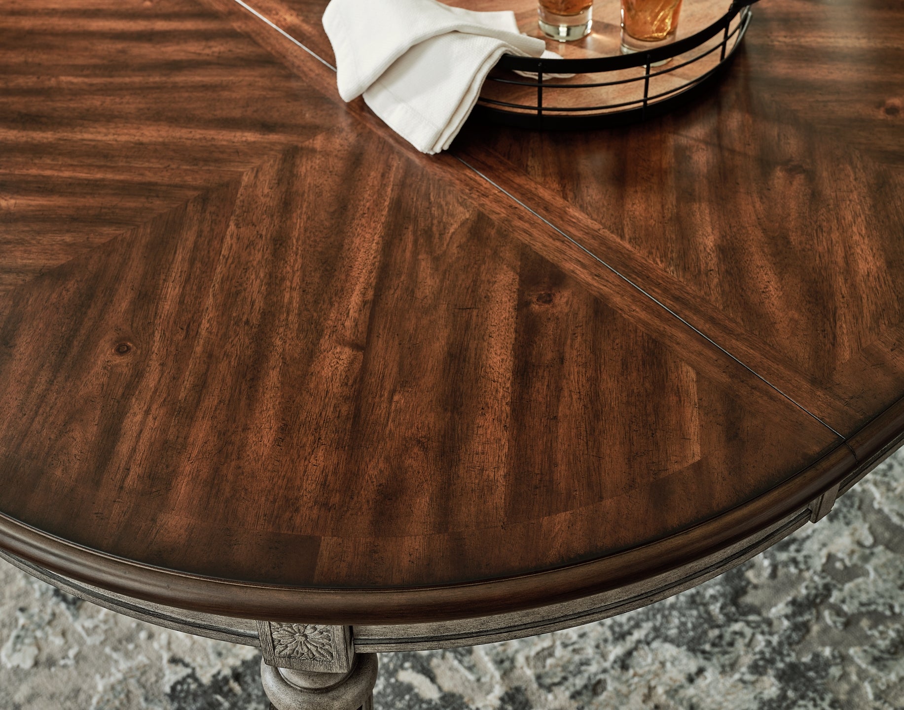 Lodenbay Oval Dining Room EXT Table Milwaukee Furniture of Chicago - Furniture Store in Chicago Serving Humbolt Park, Roscoe Village, Avondale, & Homan Square