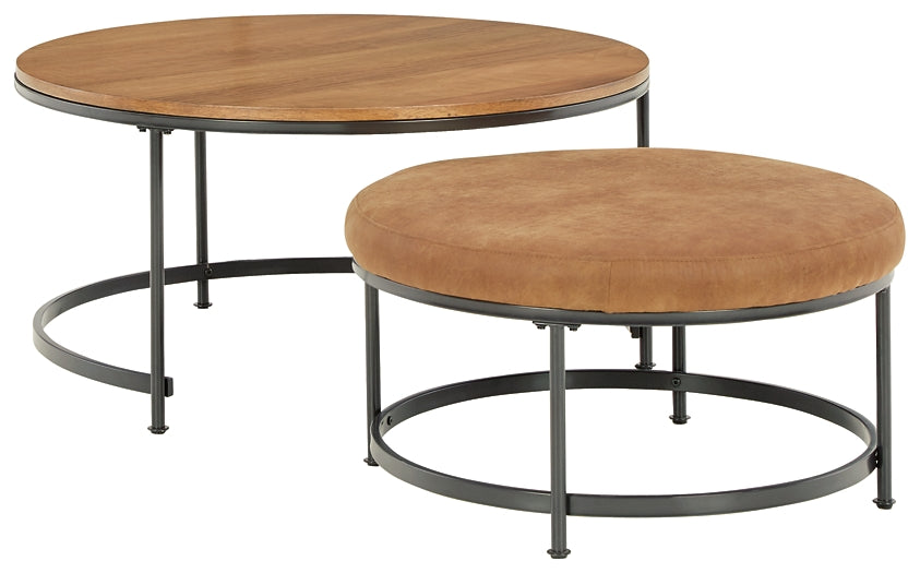 Drezmoore Nesting Cocktail Tables (2/CN) Milwaukee Furniture of Chicago - Furniture Store in Chicago Serving Humbolt Park, Roscoe Village, Avondale, & Homan Square