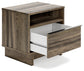 Shallifer One Drawer Night Stand Milwaukee Furniture of Chicago - Furniture Store in Chicago Serving Humbolt Park, Roscoe Village, Avondale, & Homan Square