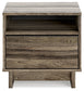 Shallifer One Drawer Night Stand Milwaukee Furniture of Chicago - Furniture Store in Chicago Serving Humbolt Park, Roscoe Village, Avondale, & Homan Square