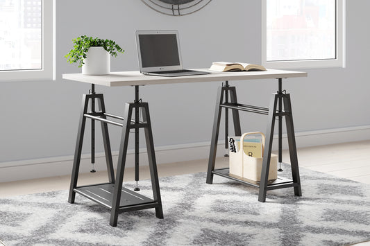 Bayflynn Adjustable Height Desk Milwaukee Furniture of Chicago - Furniture Store in Chicago Serving Humbolt Park, Roscoe Village, Avondale, & Homan Square