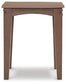 Emmeline Square End Table Milwaukee Furniture of Chicago - Furniture Store in Chicago Serving Humbolt Park, Roscoe Village, Avondale, & Homan Square