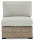 Calworth Armless Chair w/Cushion (2/CN) Milwaukee Furniture of Chicago - Furniture Store in Chicago Serving Humbolt Park, Roscoe Village, Avondale, & Homan Square