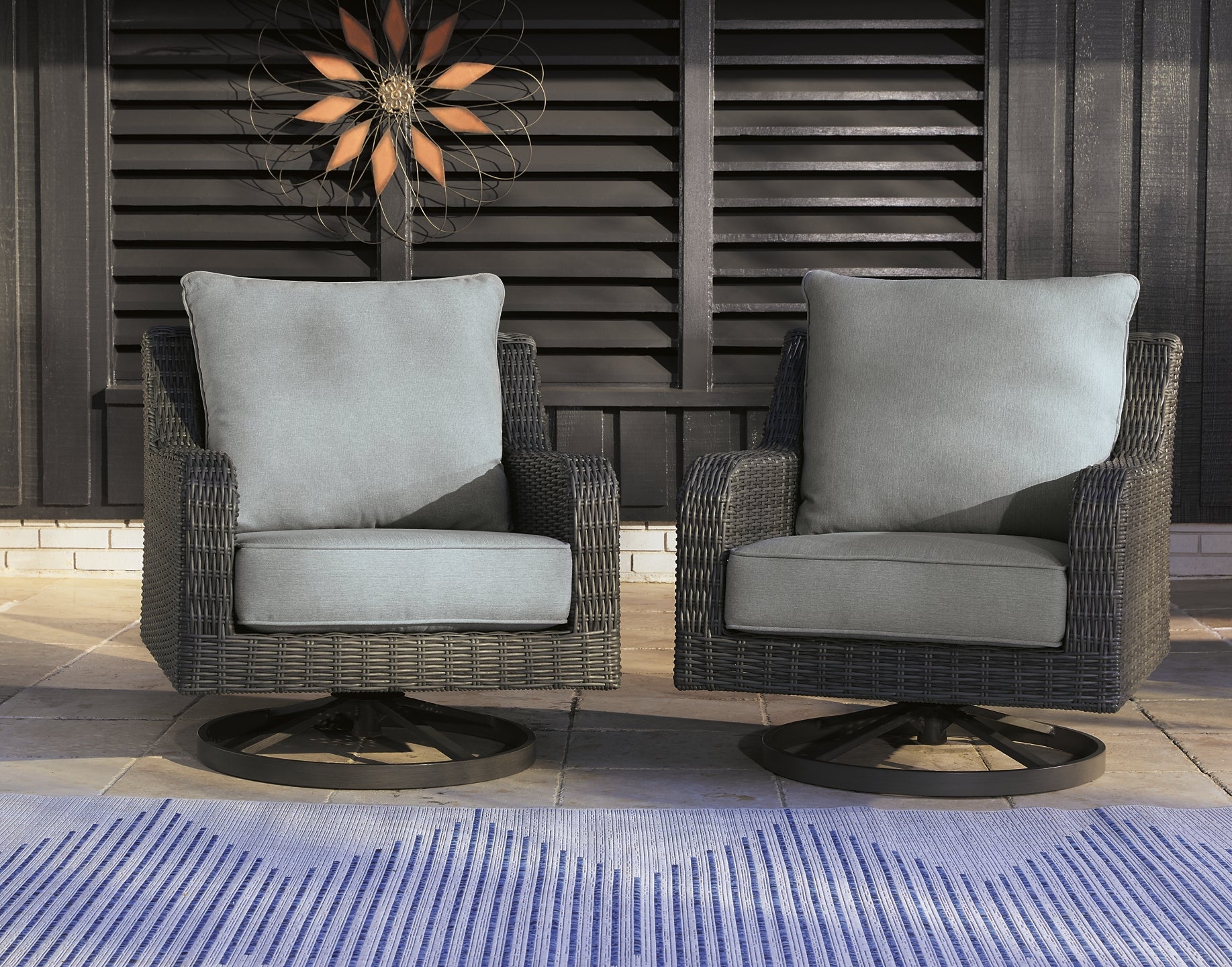Elite Park Swivel Lounge w/ Cushion Milwaukee Furniture of Chicago - Furniture Store in Chicago Serving Humbolt Park, Roscoe Village, Avondale, & Homan Square