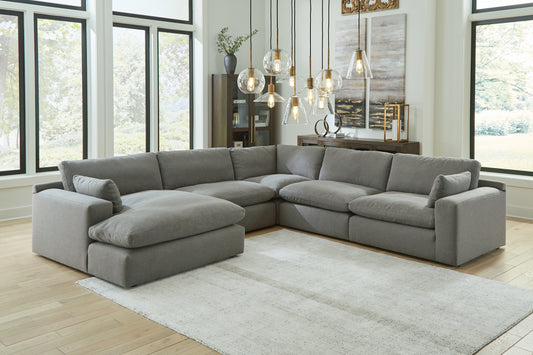 Elyza 5-Piece Sectional with Chaise Milwaukee Furniture of Chicago - Furniture Store in Chicago Serving Humbolt Park, Roscoe Village, Avondale, & Homan Square