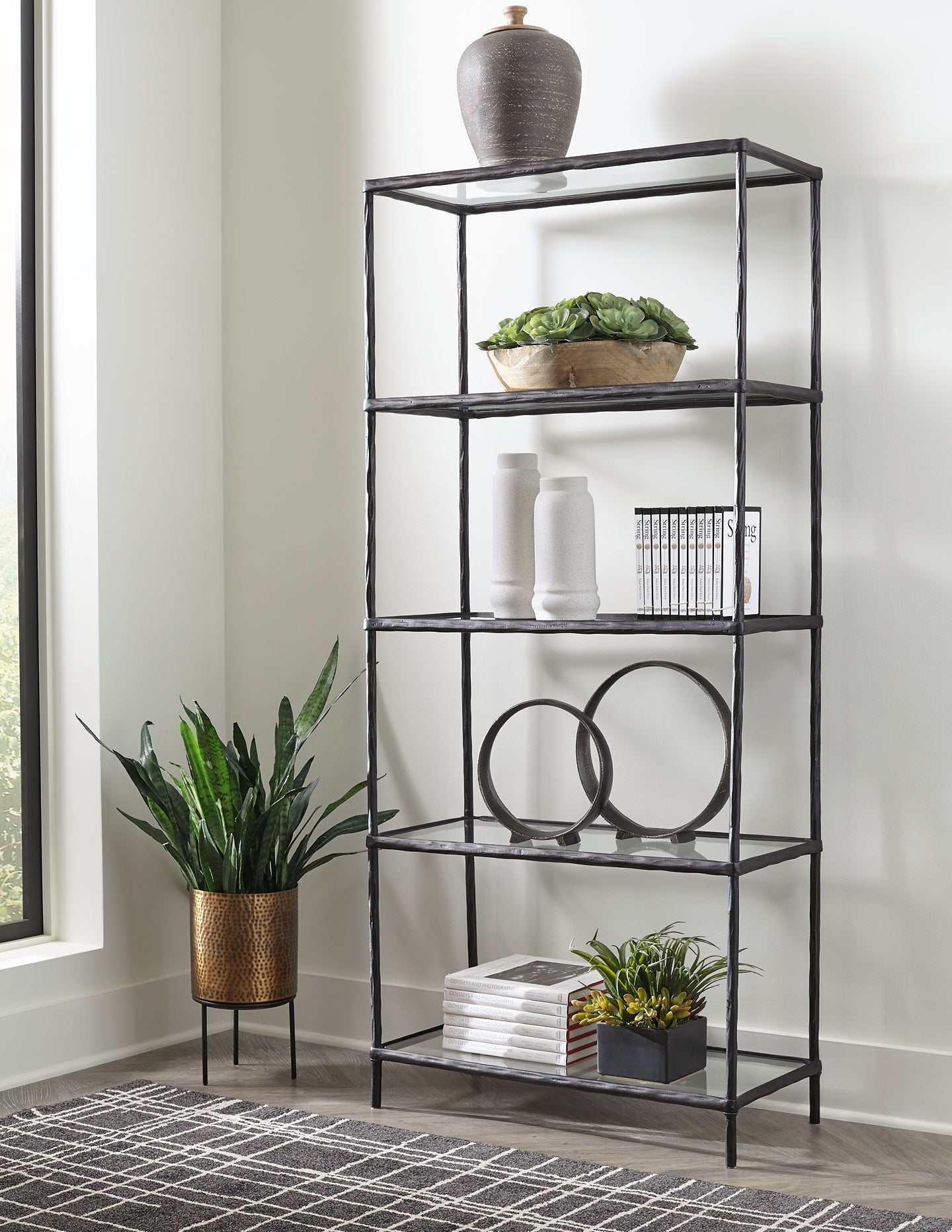 Ryandale Bookcase Milwaukee Furniture of Chicago - Furniture Store in Chicago Serving Humbolt Park, Roscoe Village, Avondale, & Homan Square