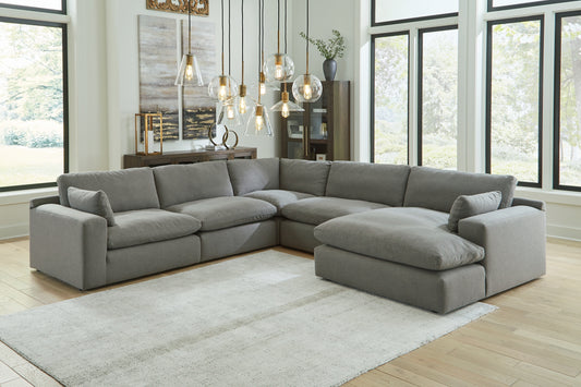 Elyza 5-Piece Sectional with Chaise Milwaukee Furniture of Chicago - Furniture Store in Chicago Serving Humbolt Park, Roscoe Village, Avondale, & Homan Square