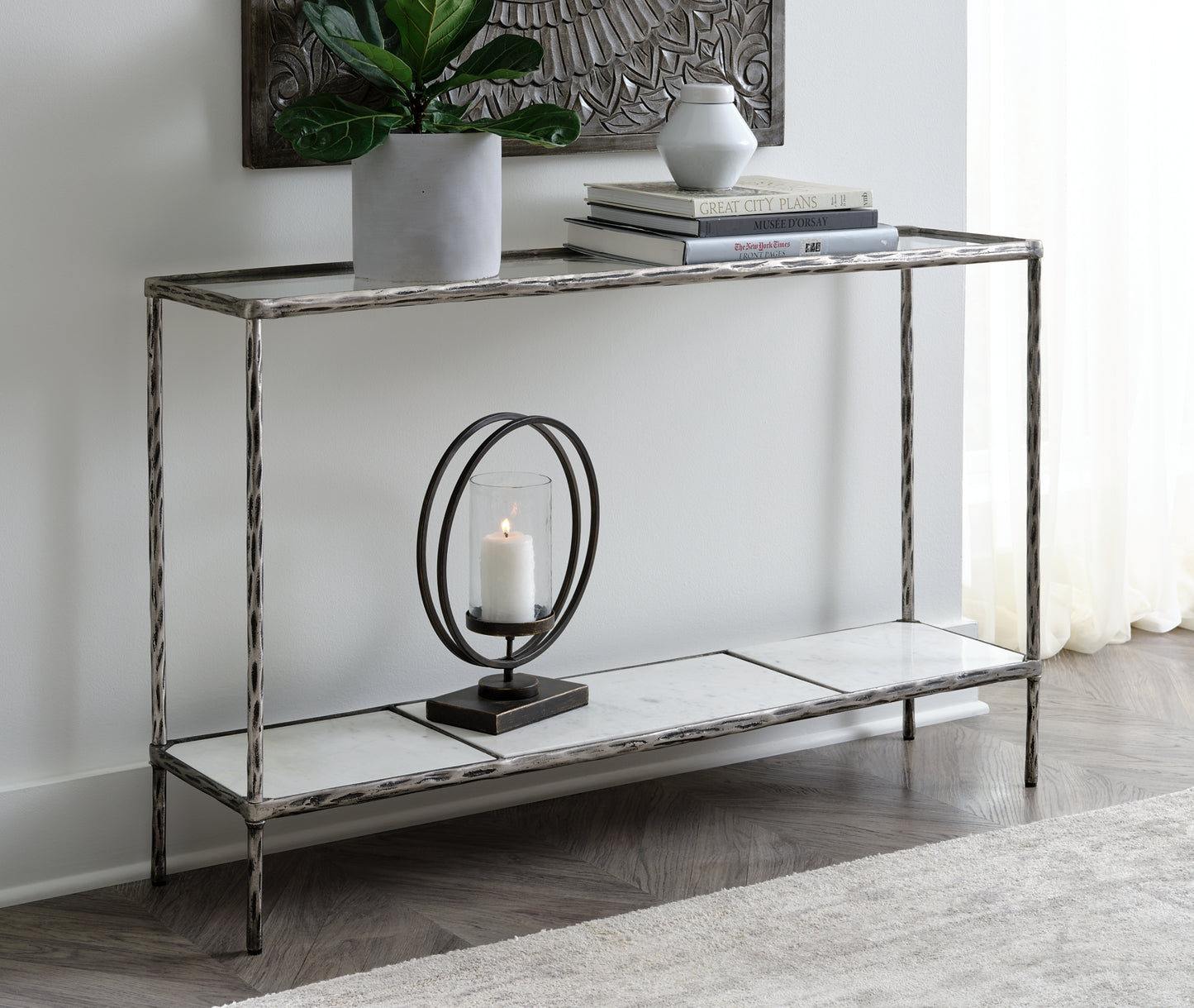 Ryandale Console Sofa Table Milwaukee Furniture of Chicago - Furniture Store in Chicago Serving Humbolt Park, Roscoe Village, Avondale, & Homan Square
