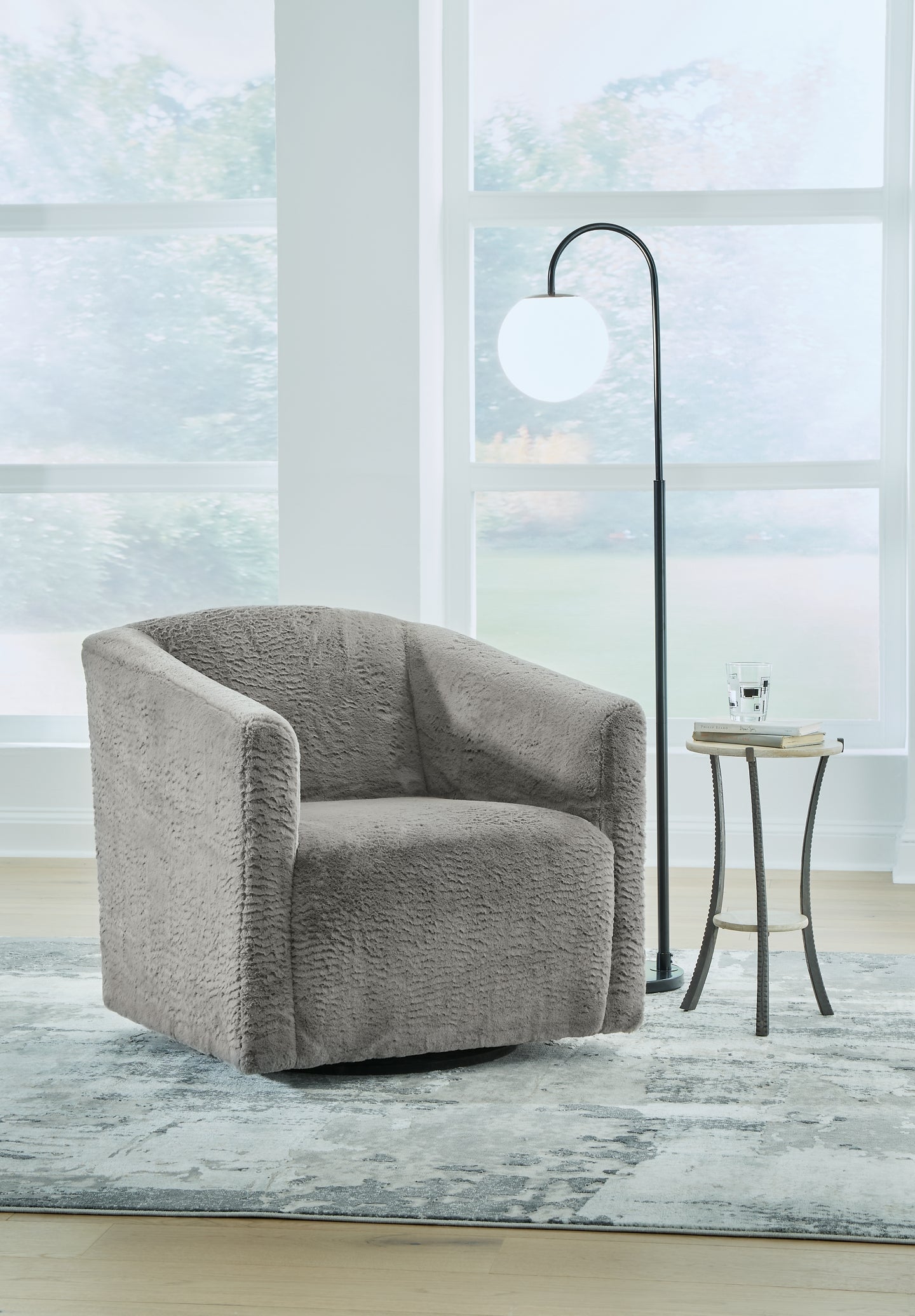 Bramner Swivel Accent Chair Milwaukee Furniture of Chicago - Furniture Store in Chicago Serving Humbolt Park, Roscoe Village, Avondale, & Homan Square