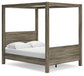 Shallifer Queen Canopy Bed Milwaukee Furniture of Chicago - Furniture Store in Chicago Serving Humbolt Park, Roscoe Village, Avondale, & Homan Square
