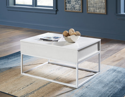 Deznee Lift Top Cocktail Table Milwaukee Furniture of Chicago - Furniture Store in Chicago Serving Humbolt Park, Roscoe Village, Avondale, & Homan Square