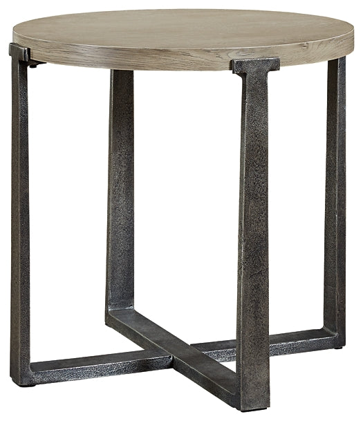 Dalenville Round End Table Milwaukee Furniture of Chicago - Furniture Store in Chicago Serving Humbolt Park, Roscoe Village, Avondale, & Homan Square