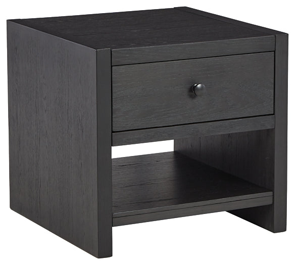 Foyland Square End Table Milwaukee Furniture of Chicago - Furniture Store in Chicago Serving Humbolt Park, Roscoe Village, Avondale, & Homan Square