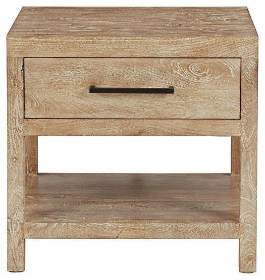 Belenburg Square End Table Milwaukee Furniture of Chicago - Furniture Store in Chicago Serving Humbolt Park, Roscoe Village, Avondale, & Homan Square