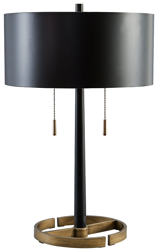 Amadell Metal Table Lamp (1/CN) Milwaukee Furniture of Chicago - Furniture Store in Chicago Serving Humbolt Park, Roscoe Village, Avondale, & Homan Square