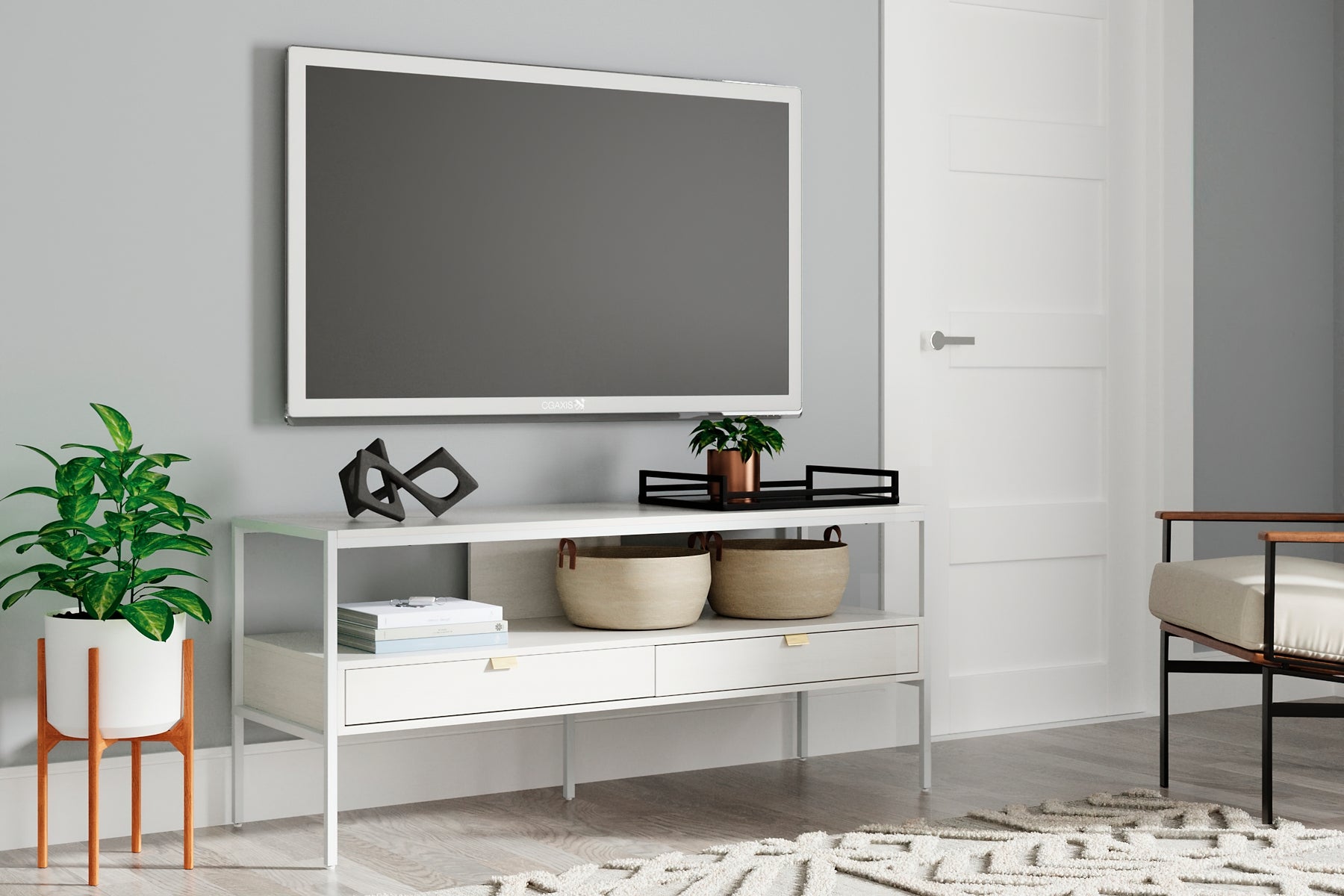 Deznee Large TV Stand Milwaukee Furniture of Chicago - Furniture Store in Chicago Serving Humbolt Park, Roscoe Village, Avondale, & Homan Square