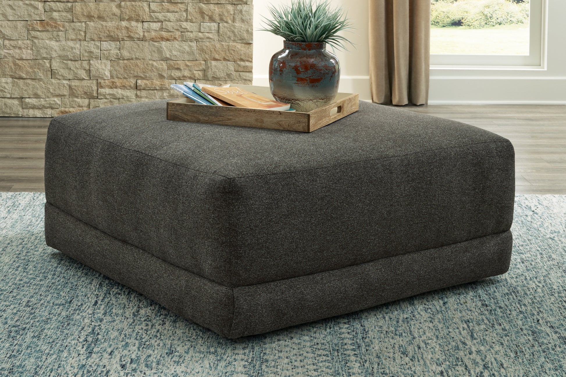 Evey Oversized Accent Ottoman Milwaukee Furniture of Chicago - Furniture Store in Chicago Serving Humbolt Park, Roscoe Village, Avondale, & Homan Square