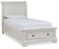 Robbinsdale Twin Sleigh Storage Bed Milwaukee Furniture of Chicago - Furniture Store in Chicago Serving Humbolt Park, Roscoe Village, Avondale, & Homan Square