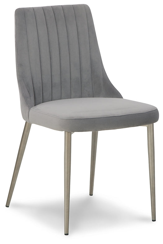 Barchoni Dining UPH Side Chair (2/CN) Milwaukee Furniture of Chicago - Furniture Store in Chicago Serving Humbolt Park, Roscoe Village, Avondale, & Homan Square