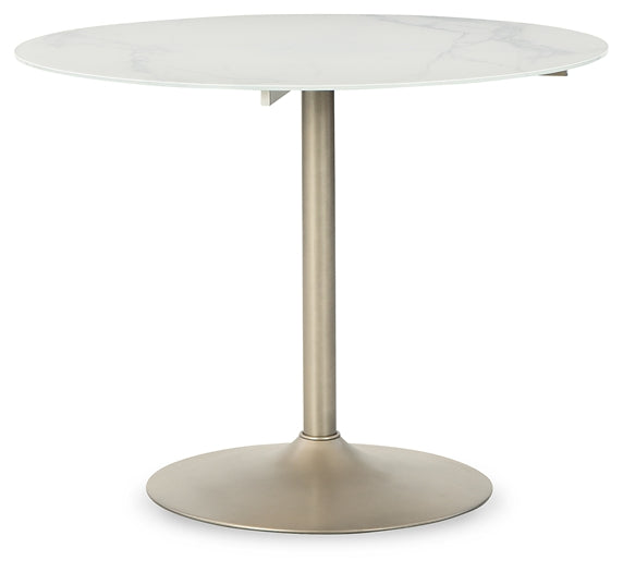Barchoni Round Dining Room Table Milwaukee Furniture of Chicago - Furniture Store in Chicago Serving Humbolt Park, Roscoe Village, Avondale, & Homan Square