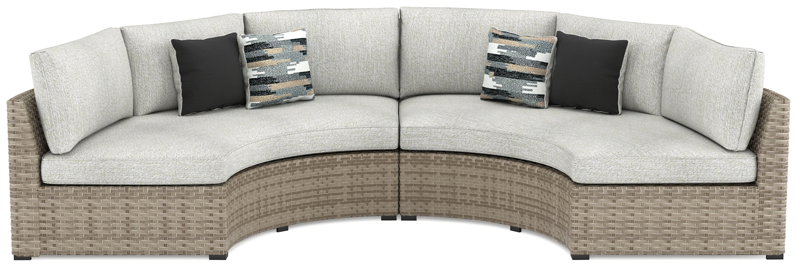 Calworth 2-Piece Outdoor Sectional Milwaukee Furniture of Chicago - Furniture Store in Chicago Serving Humbolt Park, Roscoe Village, Avondale, & Homan Square