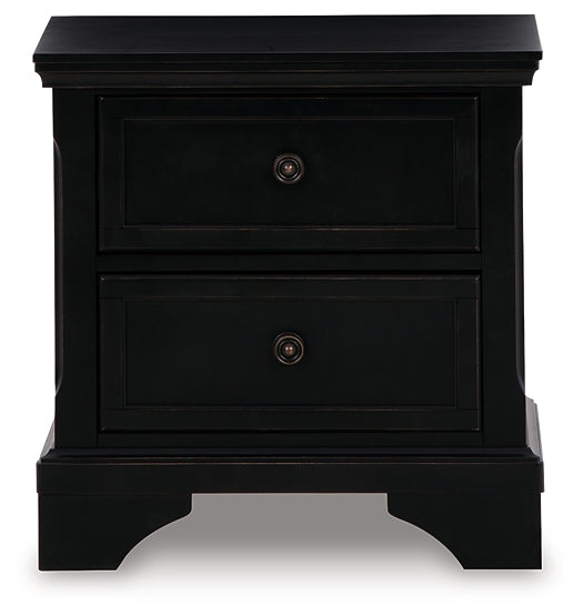 Chylanta Two Drawer Night Stand Milwaukee Furniture of Chicago - Furniture Store in Chicago Serving Humbolt Park, Roscoe Village, Avondale, & Homan Square