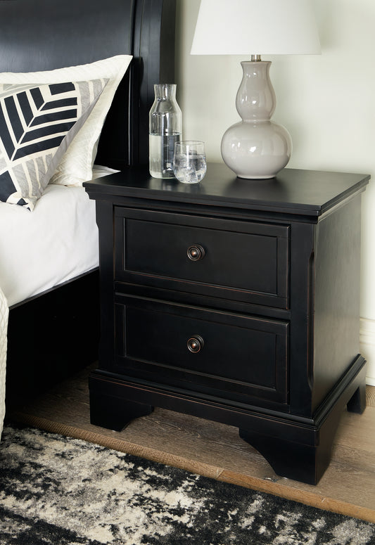 Chylanta Two Drawer Night Stand Milwaukee Furniture of Chicago - Furniture Store in Chicago Serving Humbolt Park, Roscoe Village, Avondale, & Homan Square