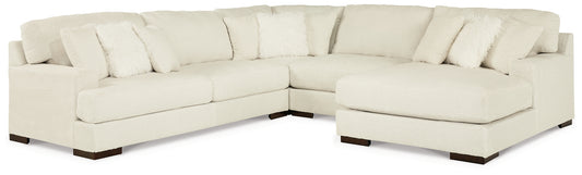 Zada 4-Piece Sectional with Chaise Milwaukee Furniture of Chicago - Furniture Store in Chicago Serving Humbolt Park, Roscoe Village, Avondale, & Homan Square