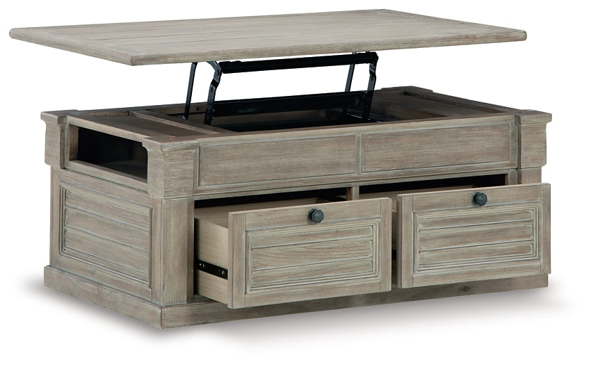 Moreshire Lift Top Cocktail Table Milwaukee Furniture of Chicago - Furniture Store in Chicago Serving Humbolt Park, Roscoe Village, Avondale, & Homan Square