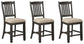 Tyler Creek Counter Height Dining Table and 4 Barstools Milwaukee Furniture of Chicago - Furniture Store in Chicago Serving Humbolt Park, Roscoe Village, Avondale, & Homan Square
