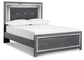 Lodanna King Panel Bed with Mirrored Dresser, Chest and 2 Nightstands Milwaukee Furniture of Chicago - Furniture Store in Chicago Serving Humbolt Park, Roscoe Village, Avondale, & Homan Square
