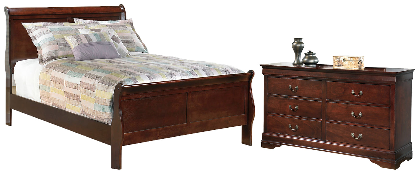 Alisdair Full Sleigh Bed with Dresser Milwaukee Furniture of Chicago - Furniture Store in Chicago Serving Humbolt Park, Roscoe Village, Avondale, & Homan Square