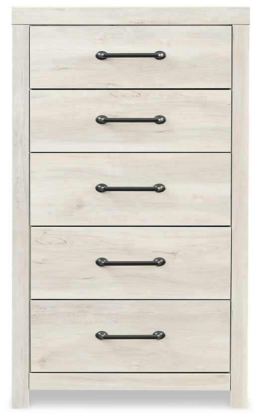 Cambeck Twin Panel Bed with Mirrored Dresser, Chest and 2 Nightstands Milwaukee Furniture of Chicago - Furniture Store in Chicago Serving Humbolt Park, Roscoe Village, Avondale, & Homan Square